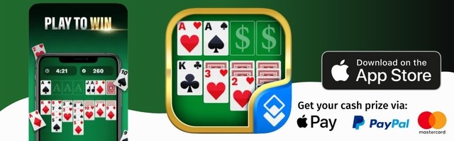 Win Real Cash Prizes Playing Solitaire Free!