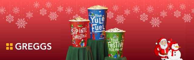 FREE Festive Hot Drink From Greggs