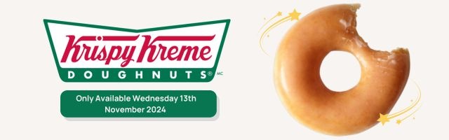 FREE Glazed Krispy Kreme Doughnut