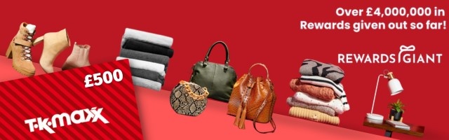 Get a £500 TK Maxx Gift Card!