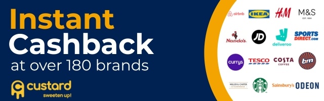 Earn INSTANT Cashback at over 180 brands! 