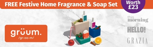 FREE Festive Home Fragrance & Soap Set