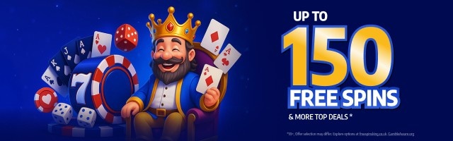 Get Up To 150 Free Spins*
