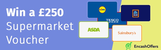 Win Vouchers for Aldi, Asda, Tescos & more!