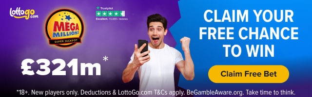 FREE Mega Millions Bet (usually £4)