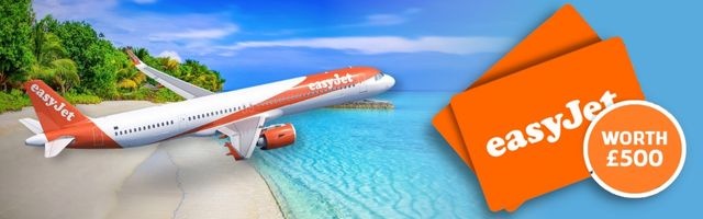 WIN an EasyJet Flight Voucher Worth £500!